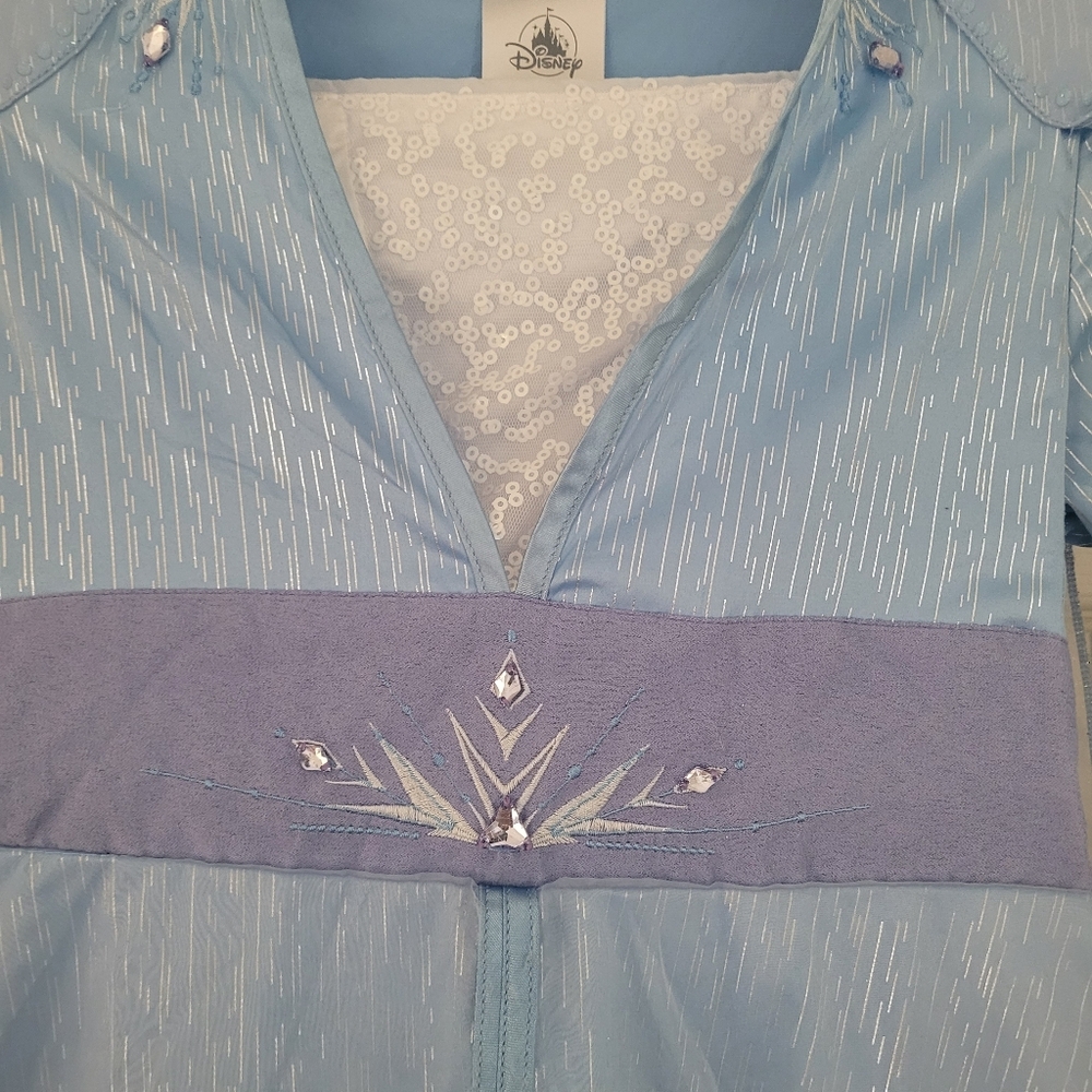 Disney Light Blue Dress with Purple Accents